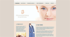 Desktop Screenshot of franderma.com