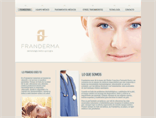 Tablet Screenshot of franderma.com